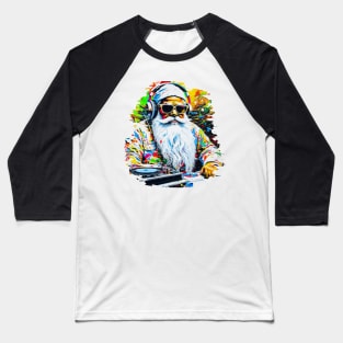 DJ Santa Baseball T-Shirt